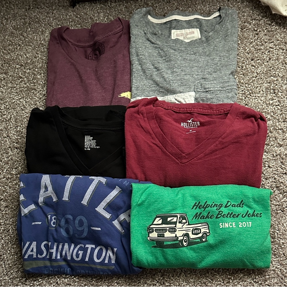 Lot of 6 Men's T-Shirts